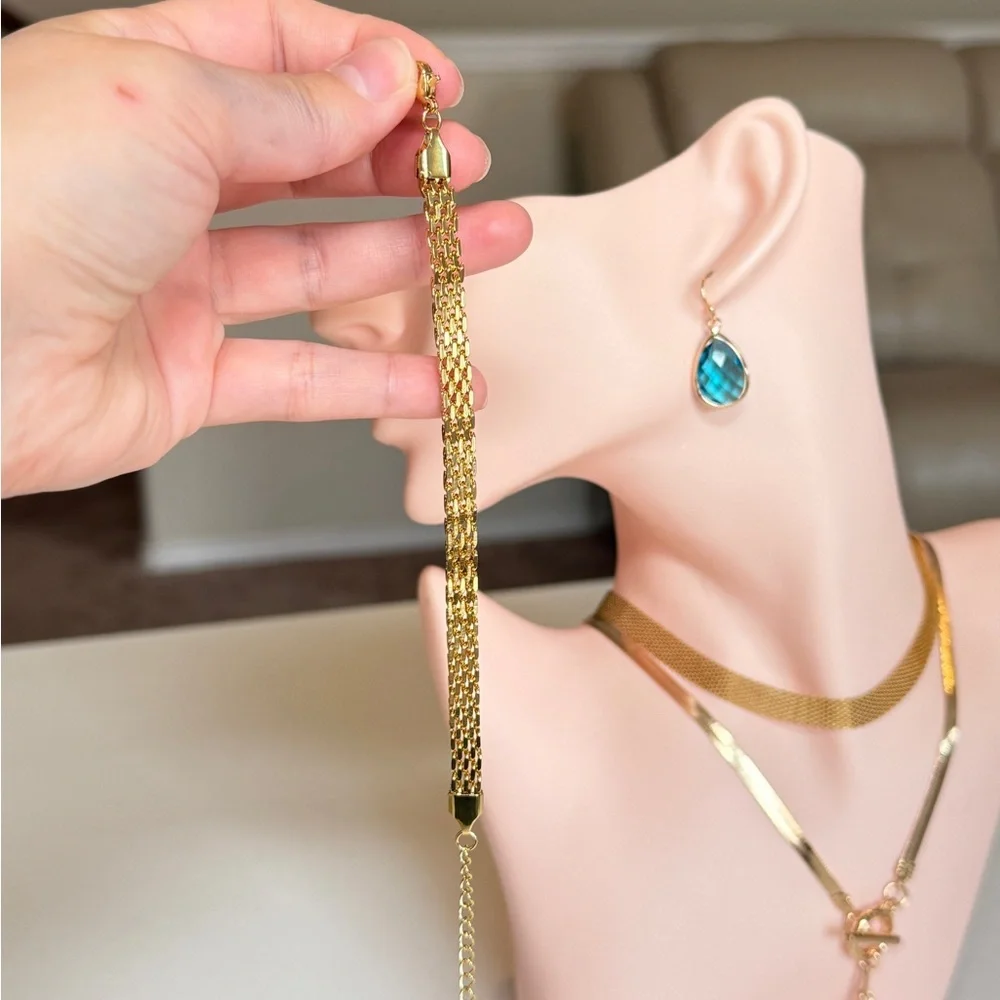 Gold-Tone Multi-Link Bracelet